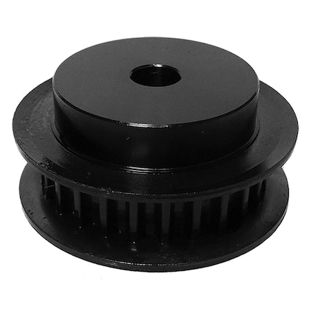 30-8MX12-6FS6, Timing Pulley, Steel, Black Oxide,